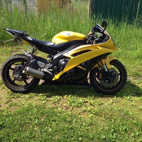 Yamaha YZF r6 2008 Р¶РµР»С‚С‹Р№