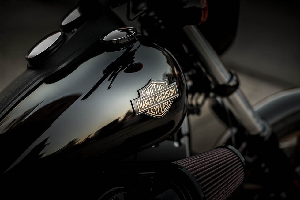 Harley Davidson Dyna посадка