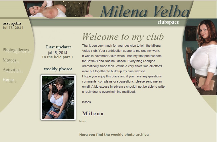 Milena Velba / Полный SiteRip