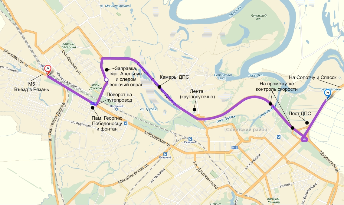 Рязань мост дублер через оку где построят карта