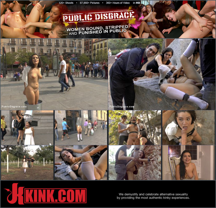 Dec 5, 2014 - Princess Donna Dolore, Steve Holmes and Chiara Diletto / Sexy Spanish Slut Chiara fully exposed on the streets of Madrid / 36936