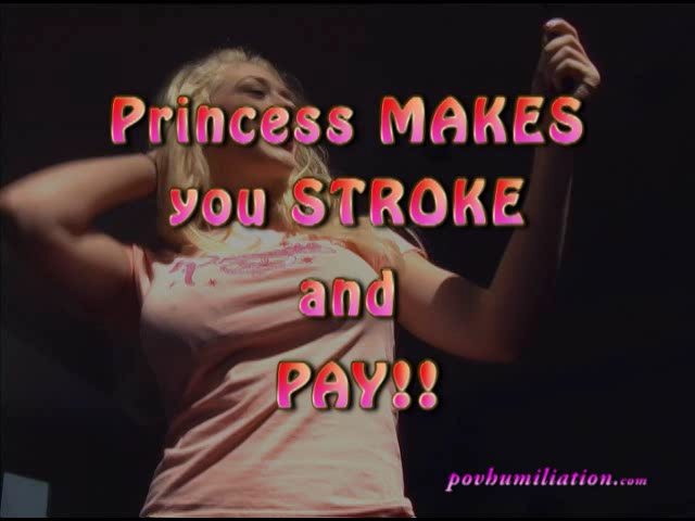 Kagney Linn Karter - PRINCESS MAKES you STROKE + PAY!!! / Принцесса заставит тебя дрочить и платить!!!  rus