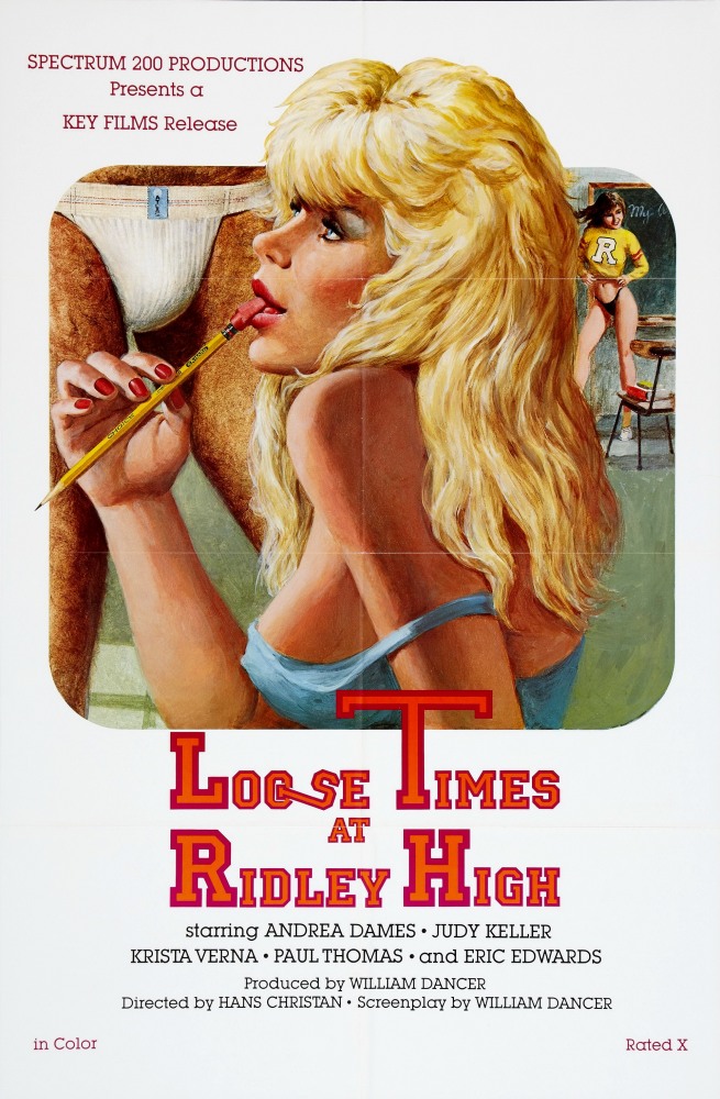 Loose Times at Ridley High  Liberdade Total / Свободное время в школе Ридли , Spectrum 200 Productions)  , Jade Nichols , Kimberly Carson , Tom Byron, Dominique Dancer, Teri Lea, Velma Brown , Renee Summers , Debra Wong, Paul Thomas , Helena Roll, Eric Edwards)